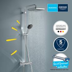 Grohe QuickFix Vitalio Comfort 250 Duschsystem, Konsole oben variabel, chrom