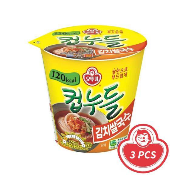 Ottogi Cup Nudlar Kimchi Rice Nudlar 34,8g (2 alternativ) 3PCS