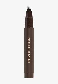 REVOLUTION INSTANT BROW HAIR PEN - Ögonbrynspenna - dark brown