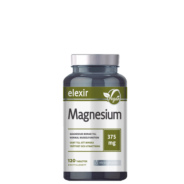 Elexir Pharma Magnesium 375mg 120 tabletter