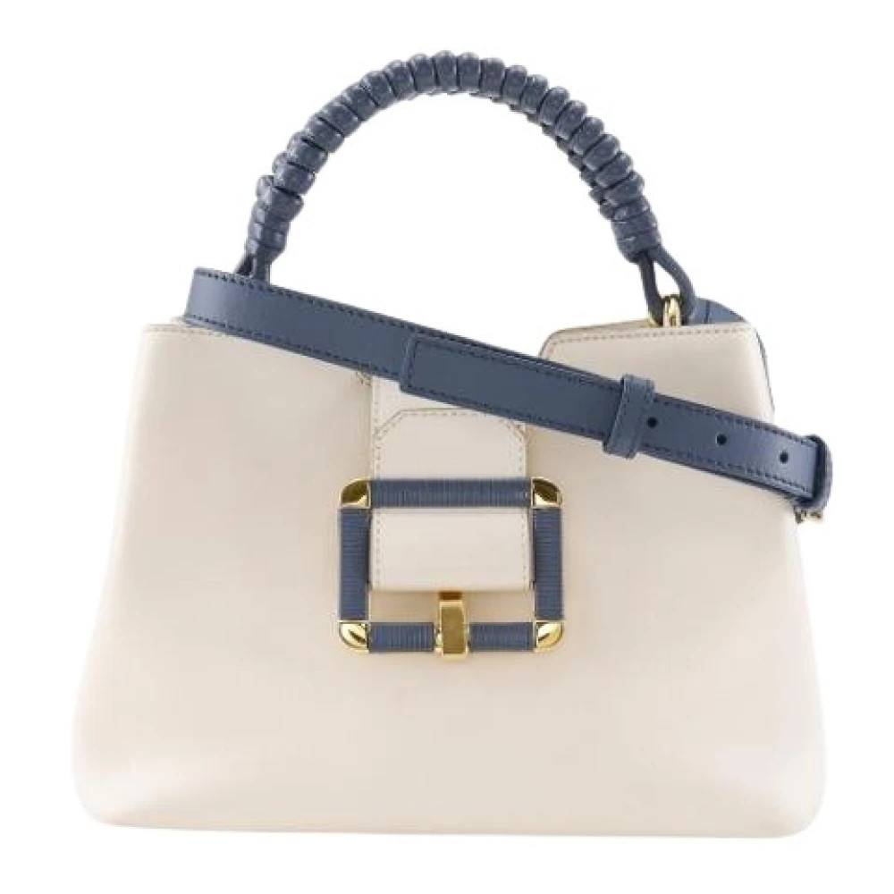 Bally Pre-owned Pre-owned Læder Håndtaske - Vintage - Dame - Hvid - ONE SIZE - Læder