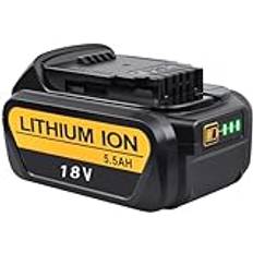 iPrize 18 V 5500 mAh Li-ion XR batteri för Dewalt DCB184 DCB200 DCB182 DCB180 DCB181 DCB182 DCB201 DCB204