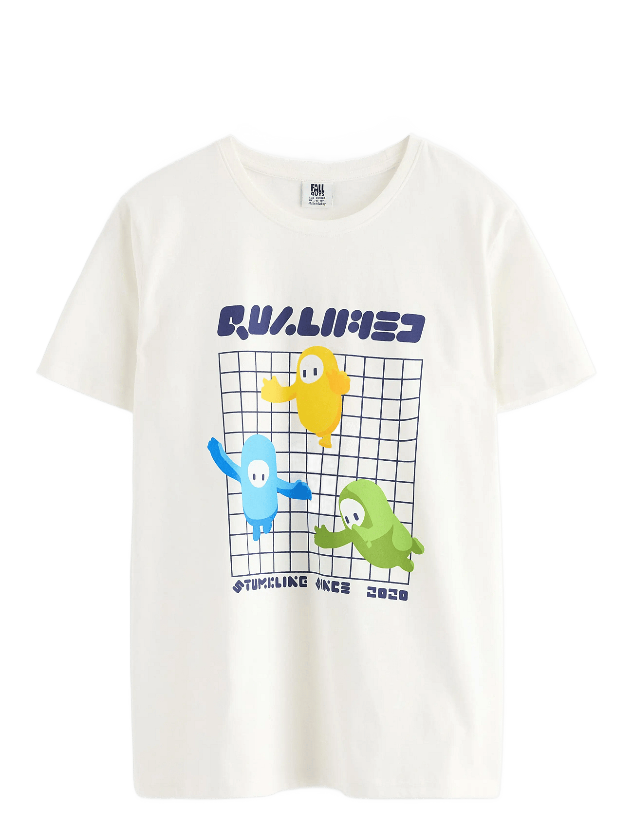 Lindex T Shirt Fallguys - Cream - 158/164