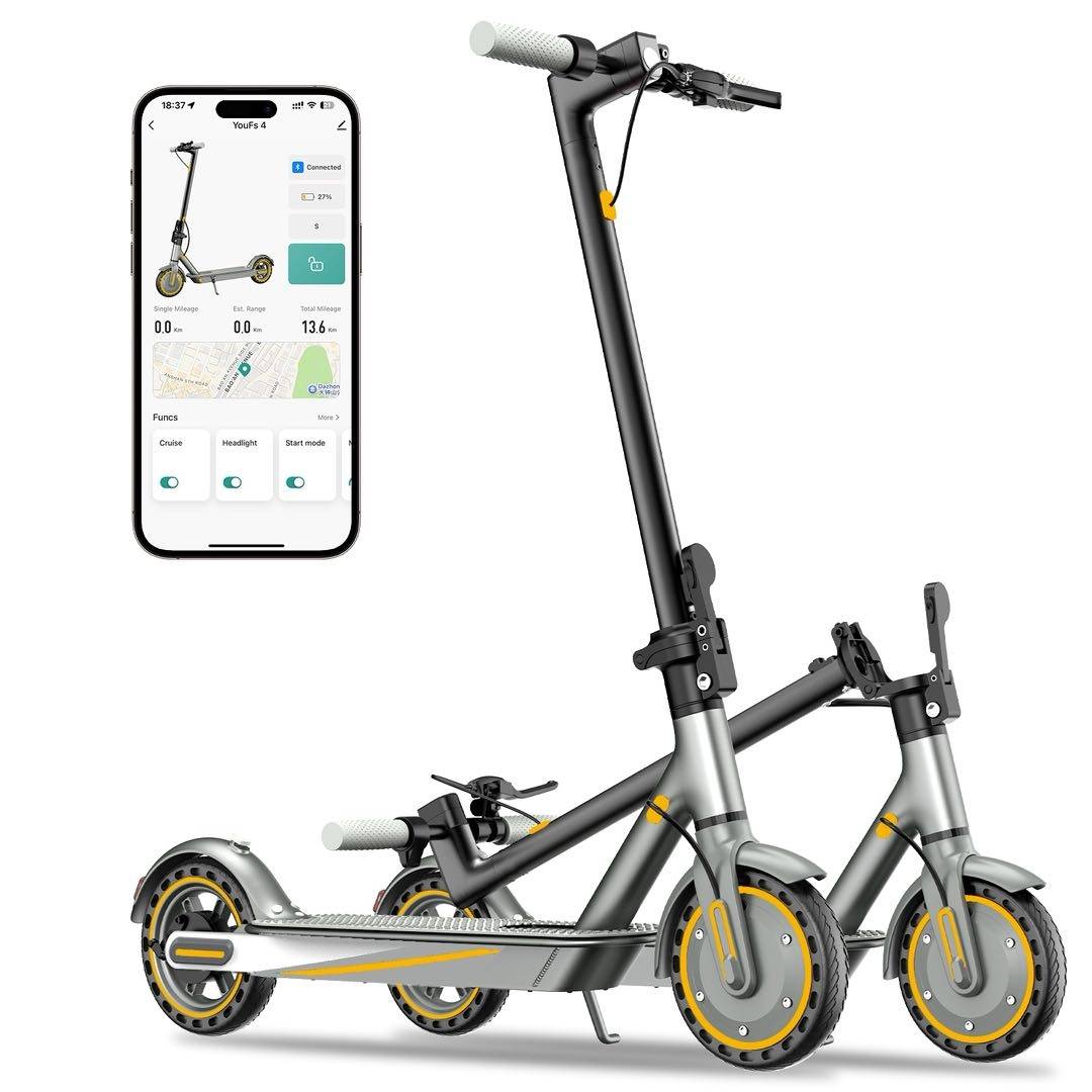 2026 - OOK-TEK V8 KickScooter Elsparkcykel - 30km/h elcykel