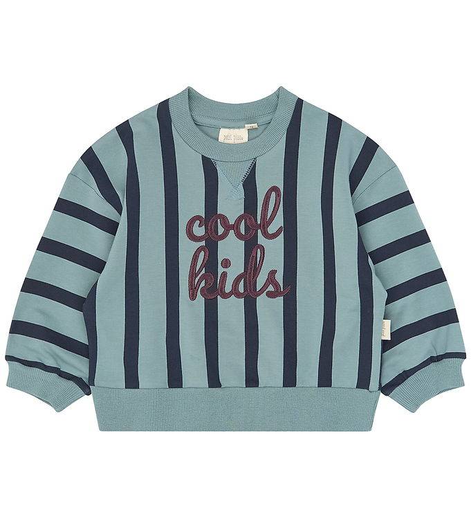 Petit Piao Sweatshirt - PPGillian - Ledande Striped - Petit Piao - 1½ år (86) - Sweatshirt