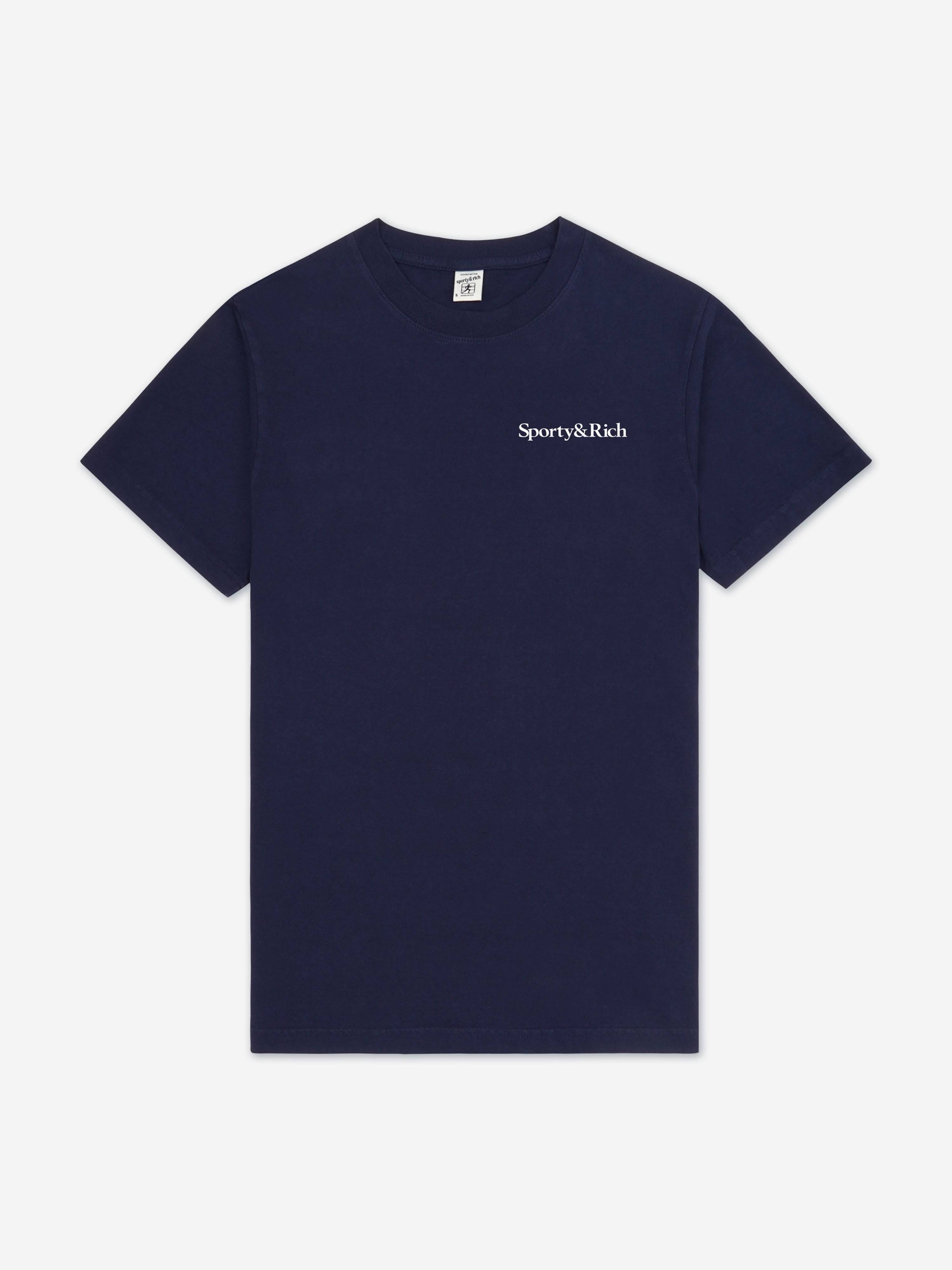 Sporty & Rich Kids Play Tennis T-Shirt in Navy - Multicoloured / 6 - 8 Yrs (6 - 8 Yrs)
