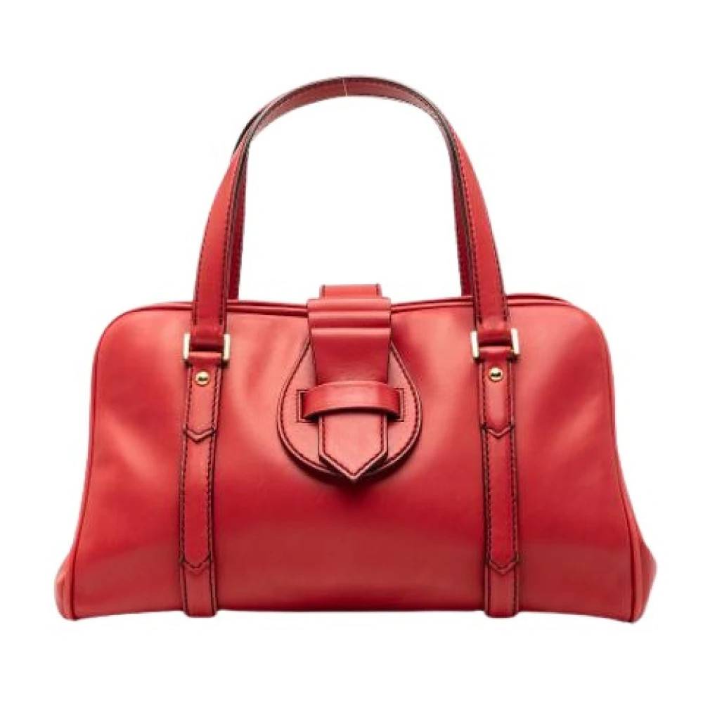 Valentino Vintage Pre-owned Vintage Håndtaske - Vintage - Dame - Rød - ONE SIZE - Uld