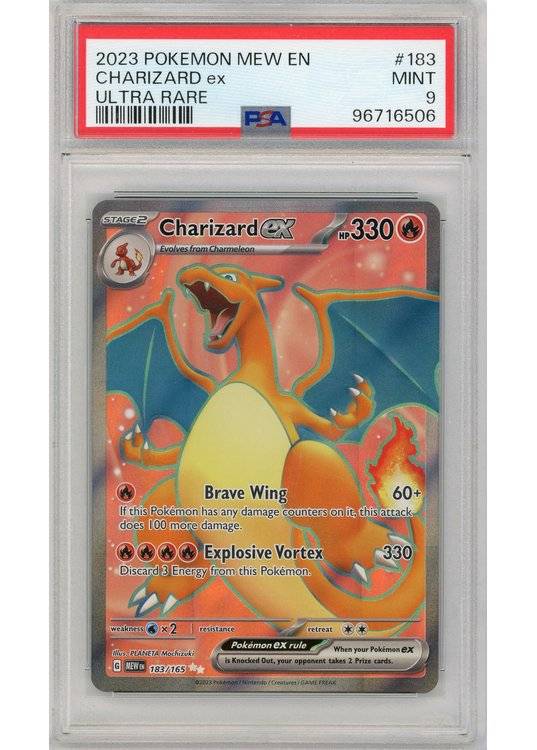 Charizard ex - 183/165 - PSA 9.
