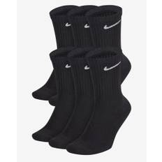 Nike Everyday Cush Crew 3Pr Socken für Herren, Schwarz (Schwarz/Weiß), M