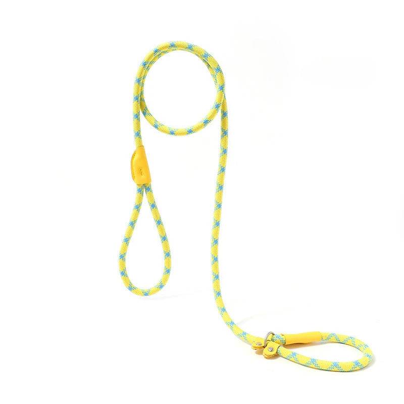 Adjustable Nylon Dog Harness & Leash Set - Yellow / 0.6CM 1.5M (0.6CM 1.5M)