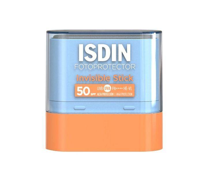 Solkräm - ISDIN - Osynlig Stick - SPF 50 - Vattentät - 10 g