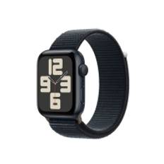 Apple Watch SE (GPS) - 2. generation - 44 mm - midnatsaluminium - smart ur med sportsløkke - vævet nylon - midnat - håndledsstørrelse: 145-220 mm - 3