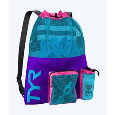 TYR svømmenet - Big Mesh Mummy 40L - Lilla/blå