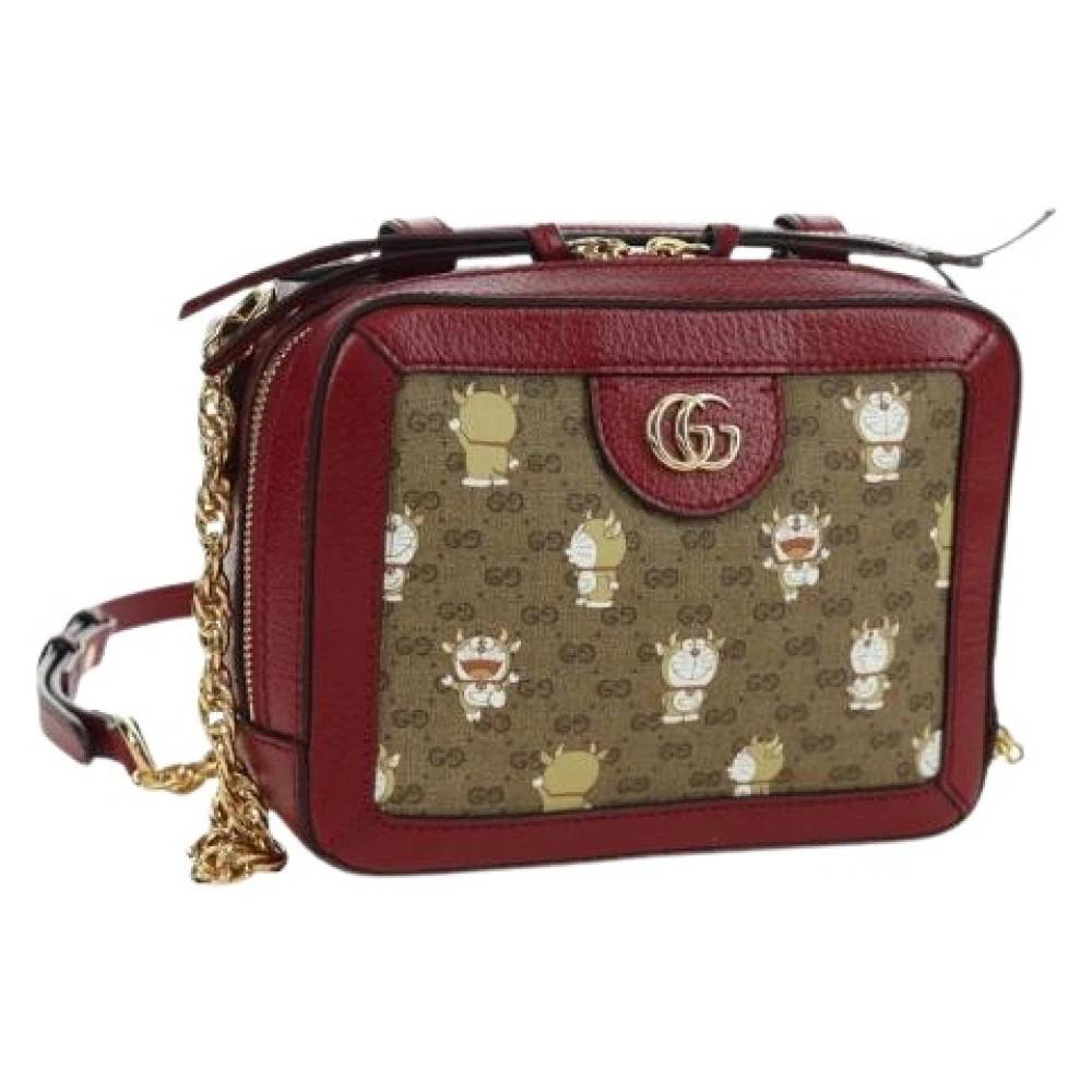 Gucci Vintage Pre-owned Vintage Small GG Skuldertaske - Vintage - Dame - Flerfarvet - ONE SIZE - Uld