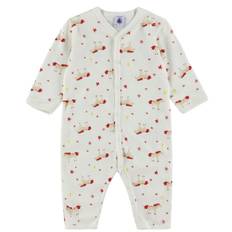 Petit Bateau Pyjamasdräkt - Mjölk m. Stjärnor och hästar - Petit Bateau - 6 mån - Pyjamasdräkt