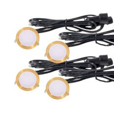 Infälld spotlight Cosmos mässing 4-pack