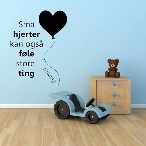 Små hjerter - wallstickers fra Walldelux.dk