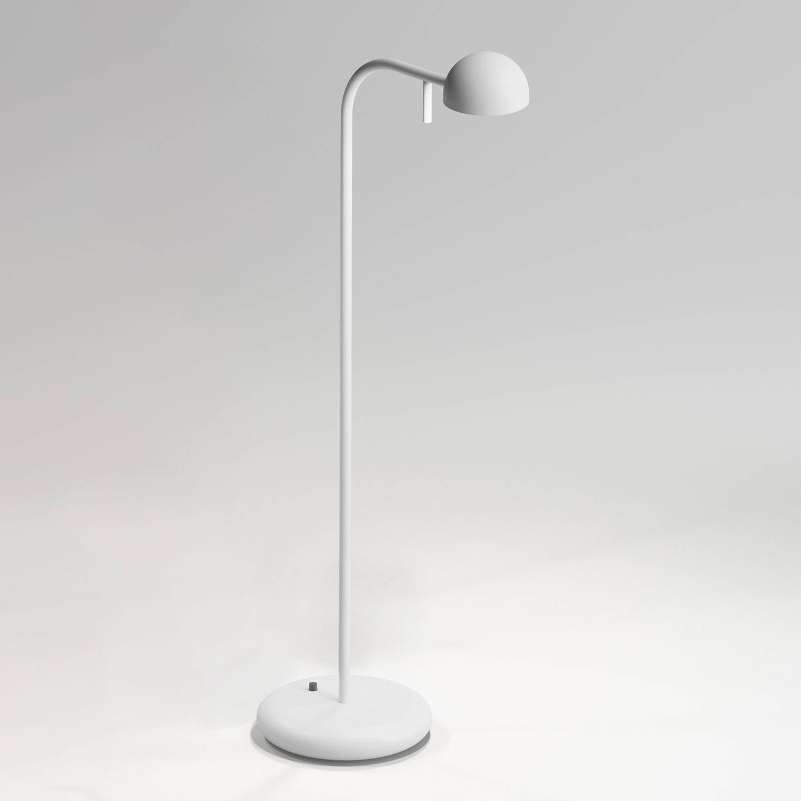Vibia LED bordslampa Pin, Vitt / opal, Arbetsrum / kontor, Rostfritt stål, Modern, LED-bordslampa