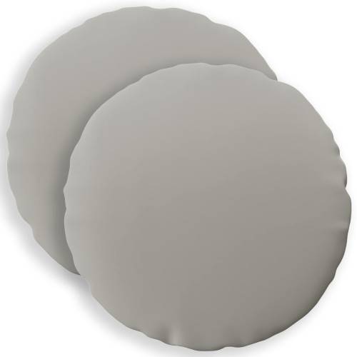 Kuddöverdrag 2 st HEERLEN Grå Ø 60 cm Polyester