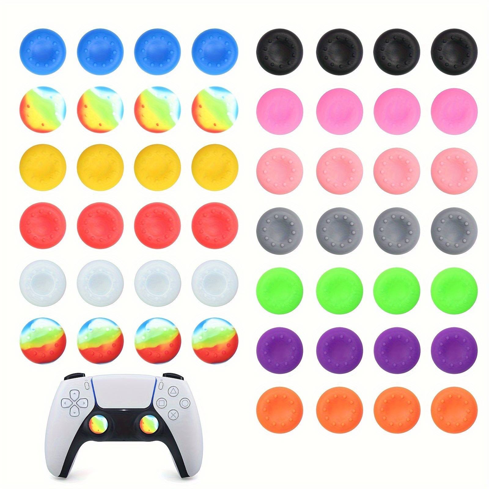 TEMU 52pcs Joystick Grips For Ps5/ Ps4/ , Non-slip Thumb Stick Caps - Grip Controller Accessories For