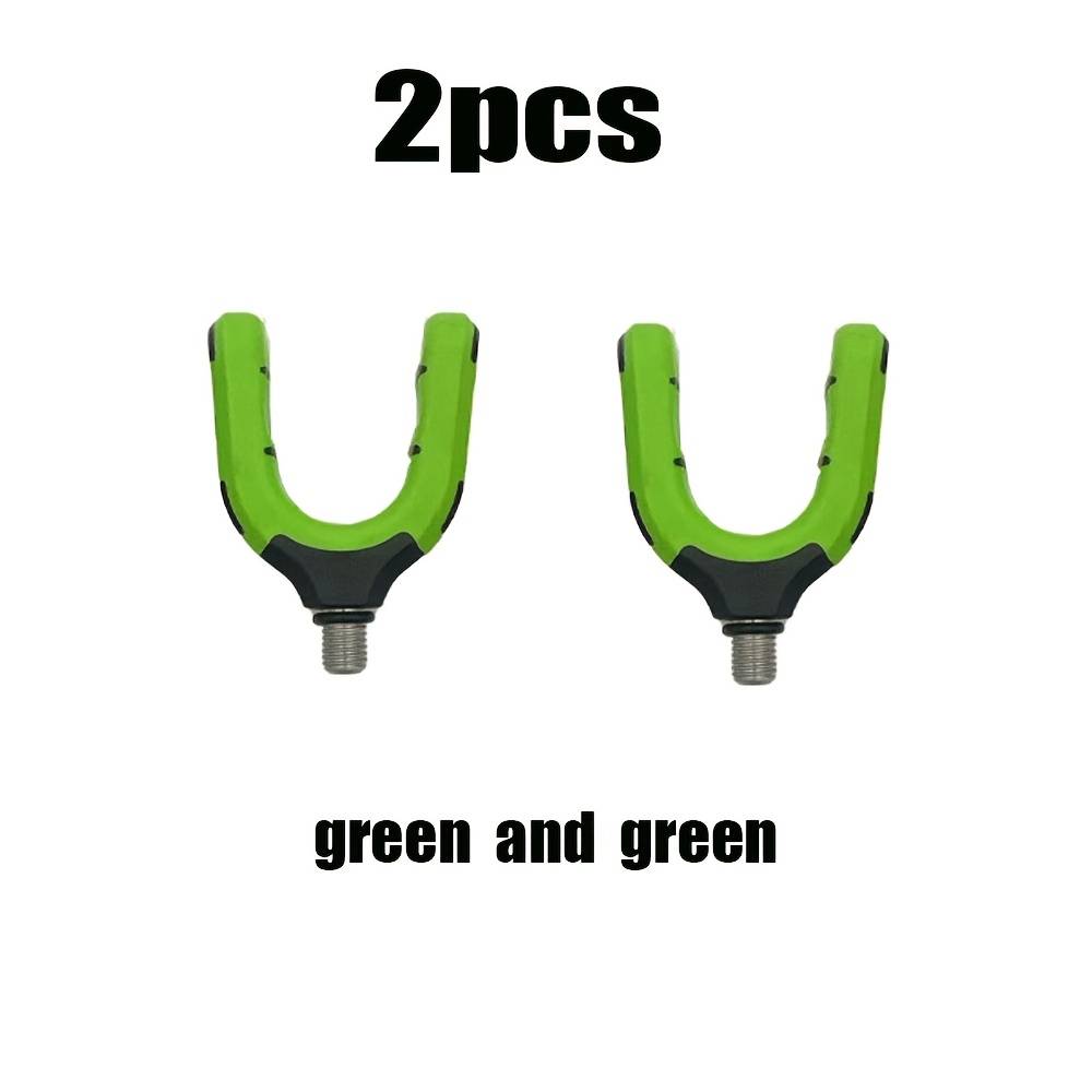 2pcs Heavy-duty Carp Fishing Rod Rest With Non-slip Base & Screw Thread Compatible For Rod Pod Bracket - Professional Fishing Accessories For Carp Angling, Freshwater Fishing Rod Holder (2pcs)