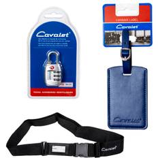 Cavalet: Resekit 13 (TSA Lås, Bagagerem, Bagagetag Blå)