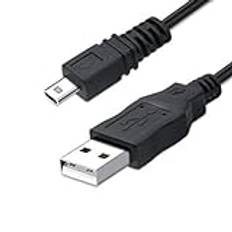 Kompatibel med ersättning för Nikon UC-E6/UC-E16/UC-E17 USB-kabel (för bildöverföring/batteriladdare - stöder laddning i utvalda modeller) för de flesta Coolpix-kameror