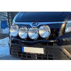 Extraljusfäste för 4 extraljus i Aluminium till Volkswagen Crafter från 2017- (Svart sammet (matt))
