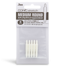 Copic Sketch Spets Medium Rund 5-pack