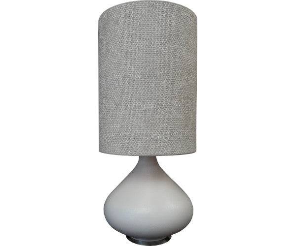 Flavia bordlampe - ceramic beige - Denver beige skærm.