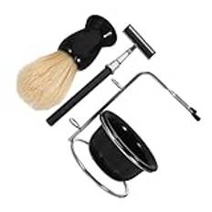 Beaupretty 1 Set Raksats För Män Raksats För Män Rakset Innehåller Rakborste Rakbalja Rakställ Rakskål Och Borste