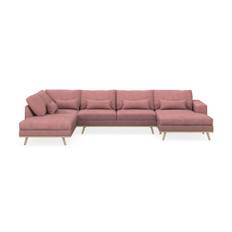 U-Soffa Haga Linne - Rosa U-soffa Scandinavian Choice