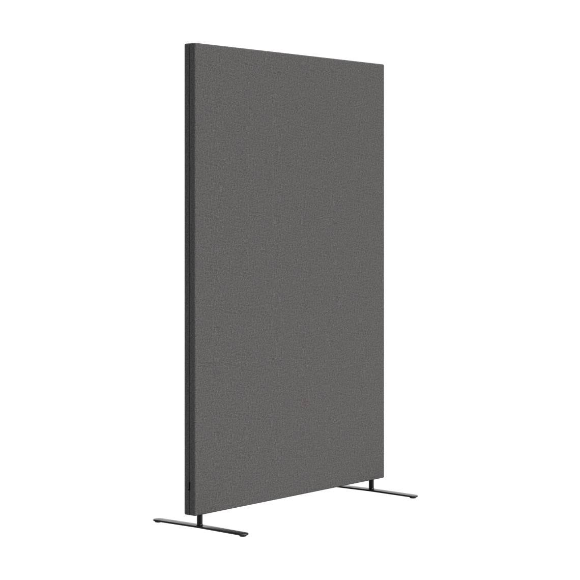 Gulvskærm Soneo 30 - Inklusive skærmfødder, Størrelse B80 x H150 cm, Stof Salsa 36 - Mellemgrå.