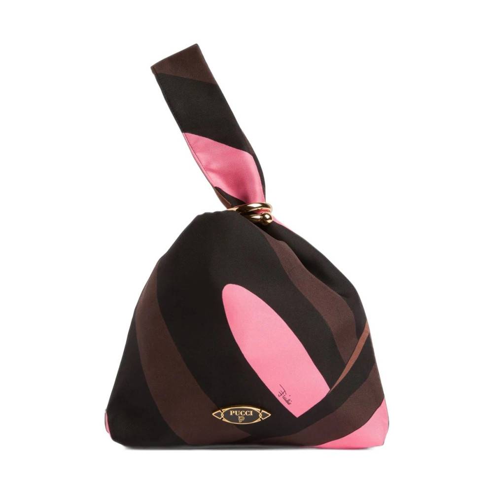 Pucci Mønstret håndtaske - Tasker - Dame - Brun - ONE SIZE -