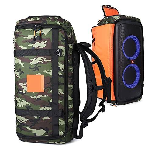Högtalare resväska ryggsäck för JBL PARTYBOX serien högtalare skyddande fodral fodral skinn ärm tygväska (kamouflage)