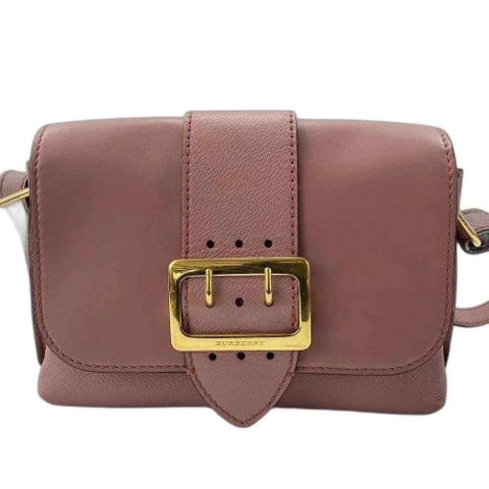 Burberry Vintage Pre-owned Vintage Skuldertaske - Vintage - Dame - Lyserød - ONE SIZE - Uld