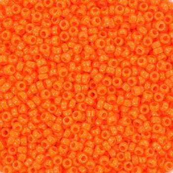 Miyuki Seed beads - Opaque Orange 15/0, 10 gram