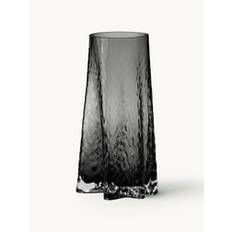 Mundgeblasene Glas-Vase Gry mit strukturierter OberflÃ¤che, H 30 cm