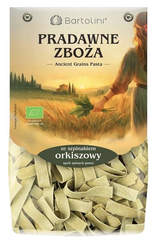Bartolini - Organic Spelt Pasta With Spinach Ribbon 250g