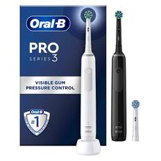 Oral-B Pro 3 3900N Duo - El tandbørste - Sort/hvid