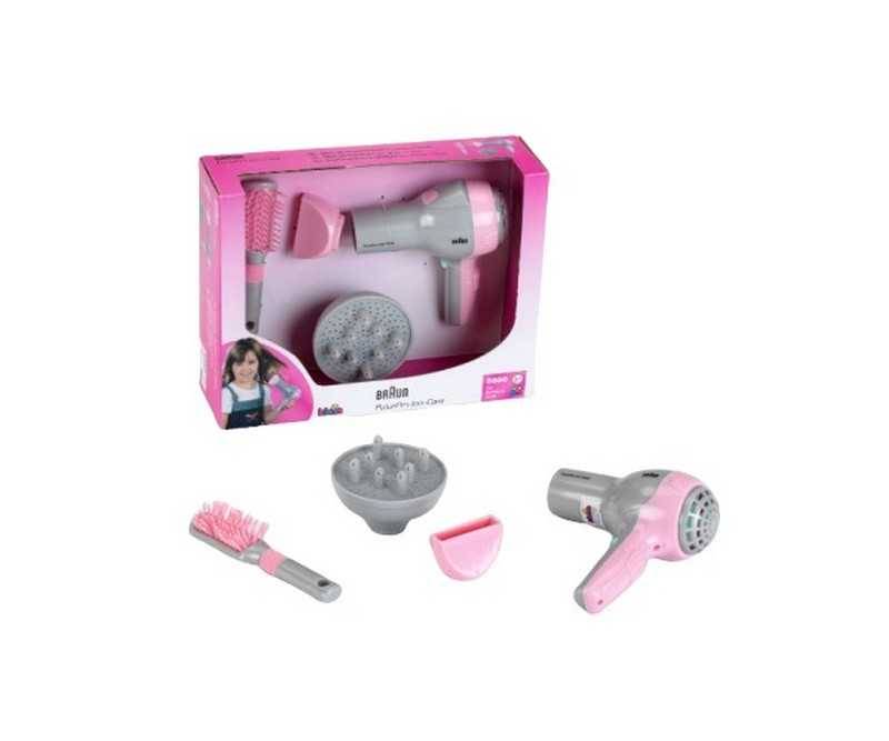 Braun Hårtørrer, Pink med børste
