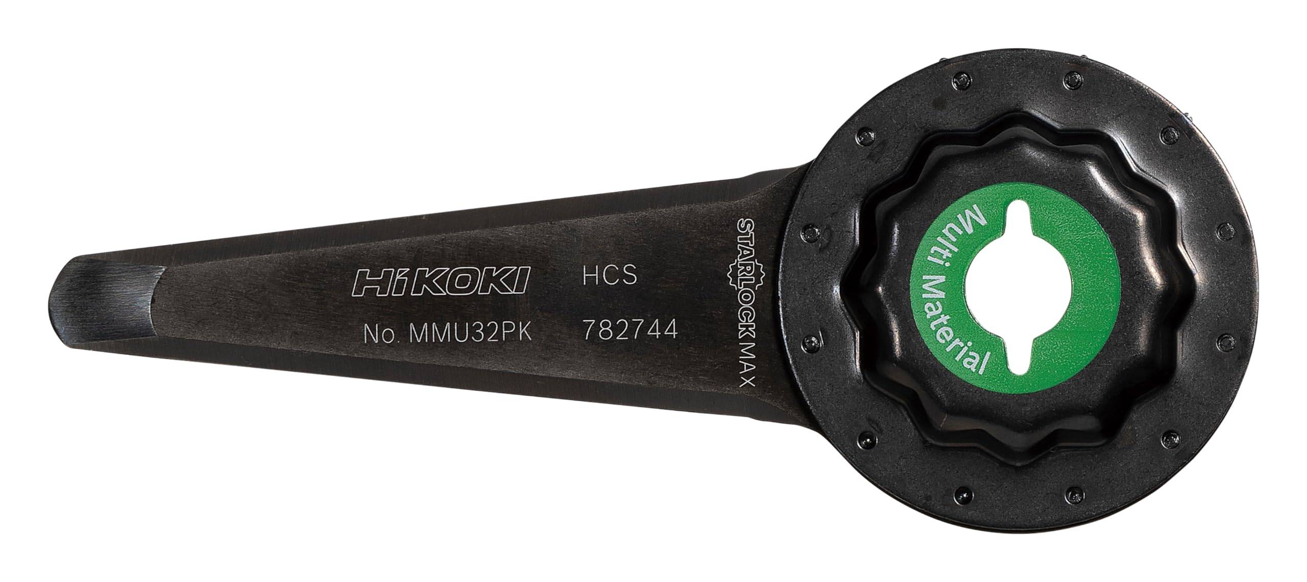 HiKOKI MMU32PK Starlock Maxx 32mm x 70mm Blad för GFK och Ersättningsblad för Multiverktyg, Bredd, Plast, Blad, 0078-2744 svart