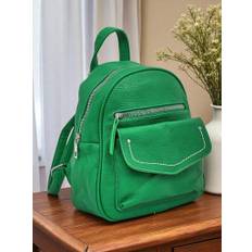 Aurelia Fuchsia BackpackLeather KrÃ³lewska Moda Women's 25x25cm - Green