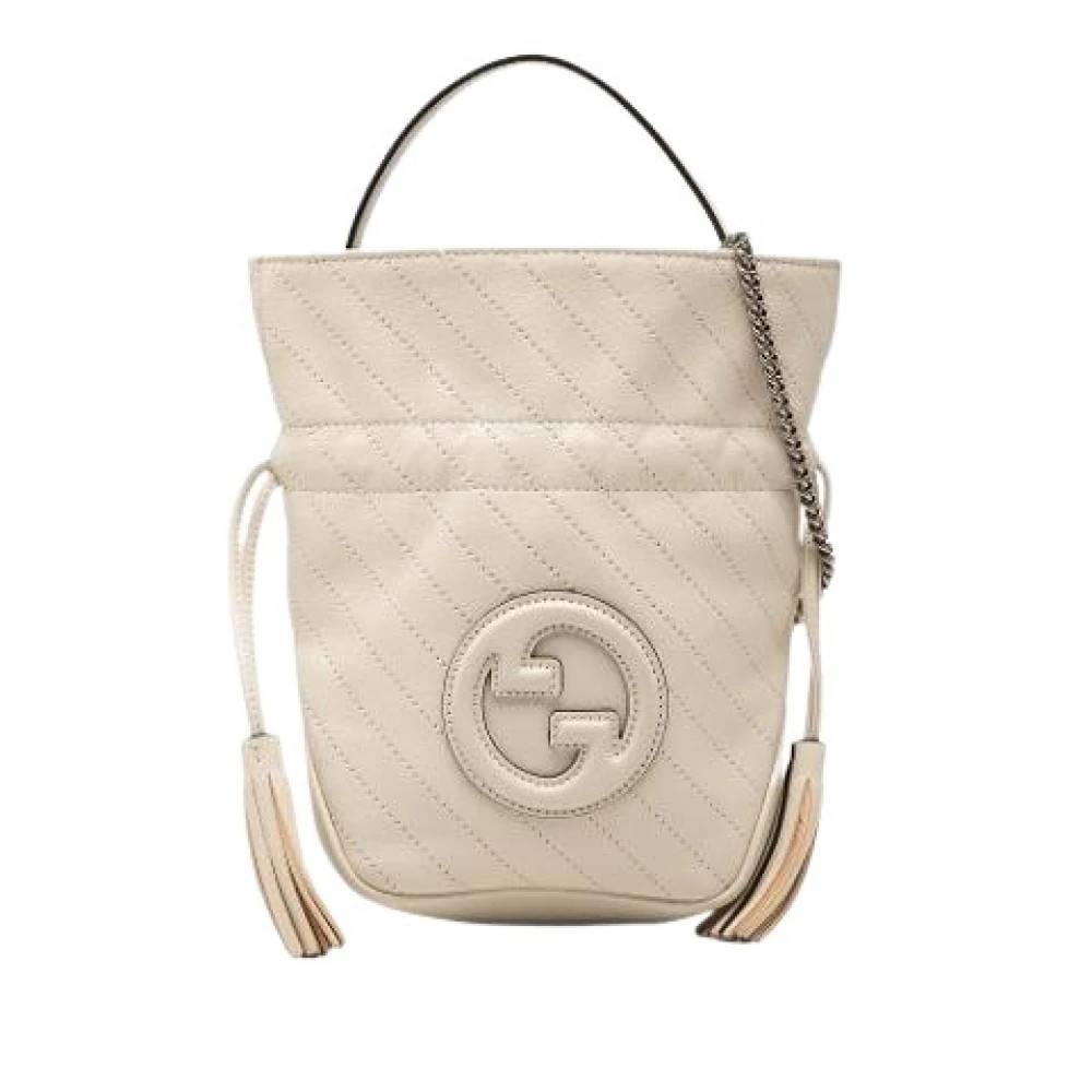 Gucci Vintage Pre-owned Satchel - Vintage - Dame - Beige - ONE SIZE - Uld
