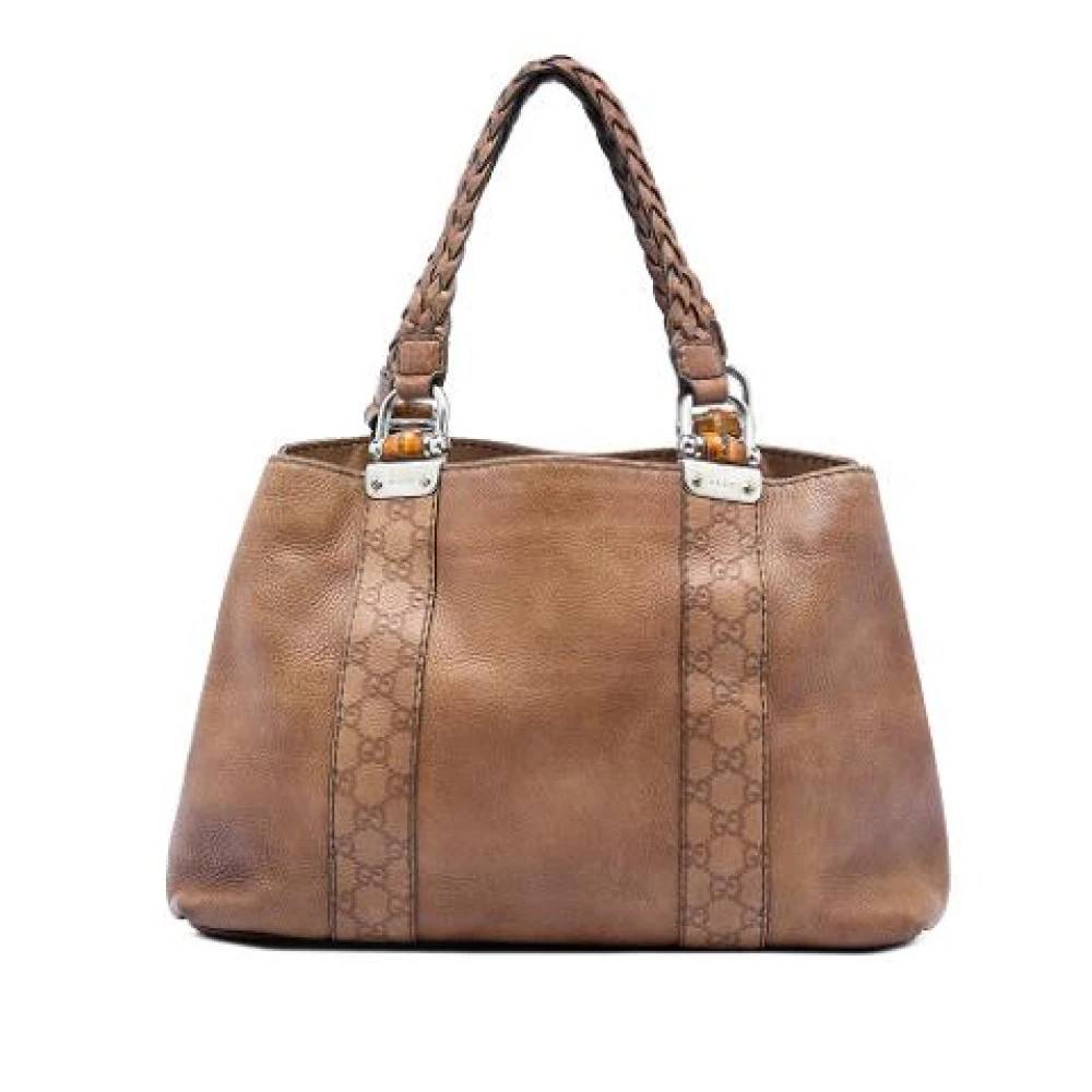 Gucci Vintage - Pre-owned Vintage Tote Vintage - Dam - ONE Size - Läder