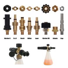 Adapter till Dr Dirt Foam Lance G1 (utan skum-munstycke), Ergo / Nilfisk Quick Release (OKQ8)