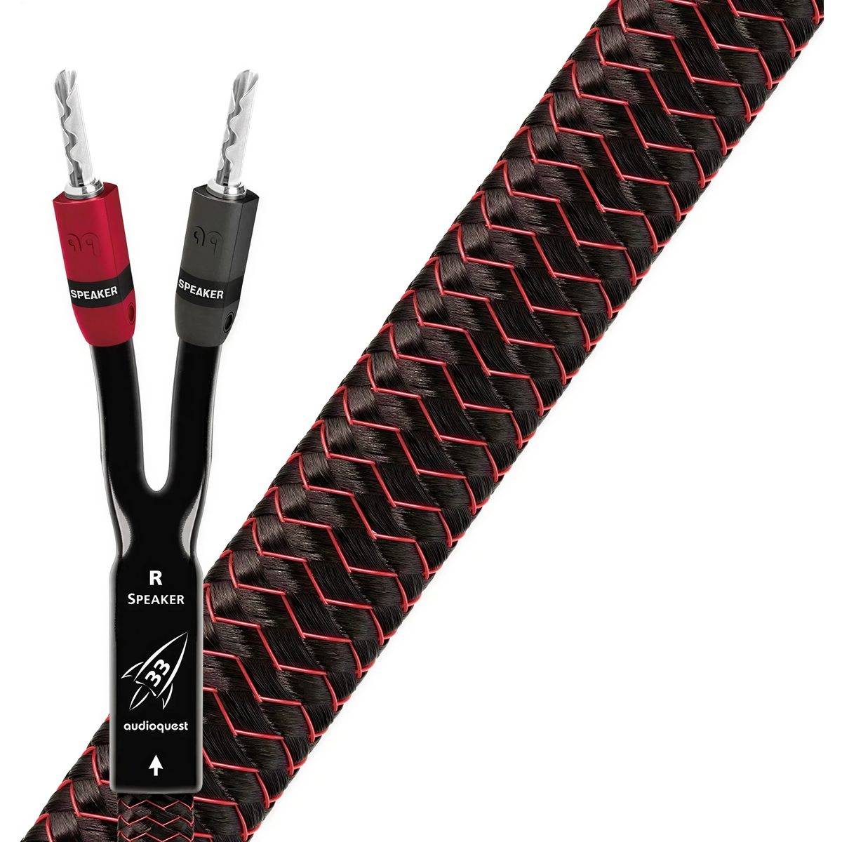 Audioquest Rocket 33 (2 x 2,5m) banankontakter SureGrip