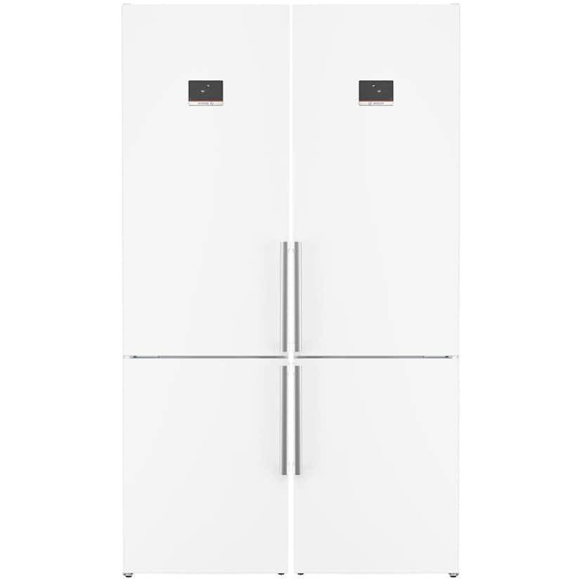 Bosch - 2st KGN397WCT - Serie 4, 203cm, otroligt tysta, ener