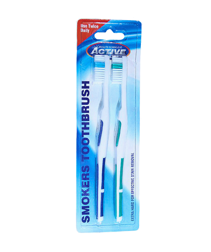 Active Oral Care Smokers Stain Remover Tandborstar 2 st