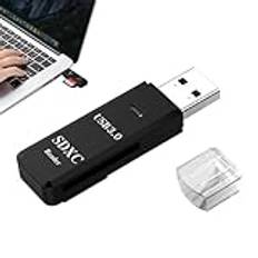 Kamerakortläsare - Höghastighets USB3.0-kortläsare -kort Mobiltelefon PC Kamera Bil TF-kort Multifunktions -omvandlare, Kortläsare För Dator - 5Gbps -adapter, Portabel Kameravisning, 2